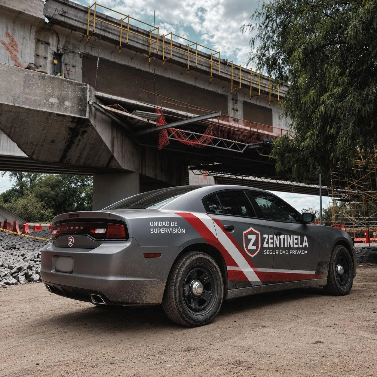 Unidad de supervisión Zentinela en una obra